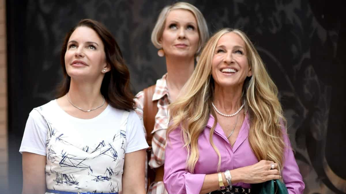 And Just Like That Sarah Jessica Parker Cynthia Nixon Kristin Davis