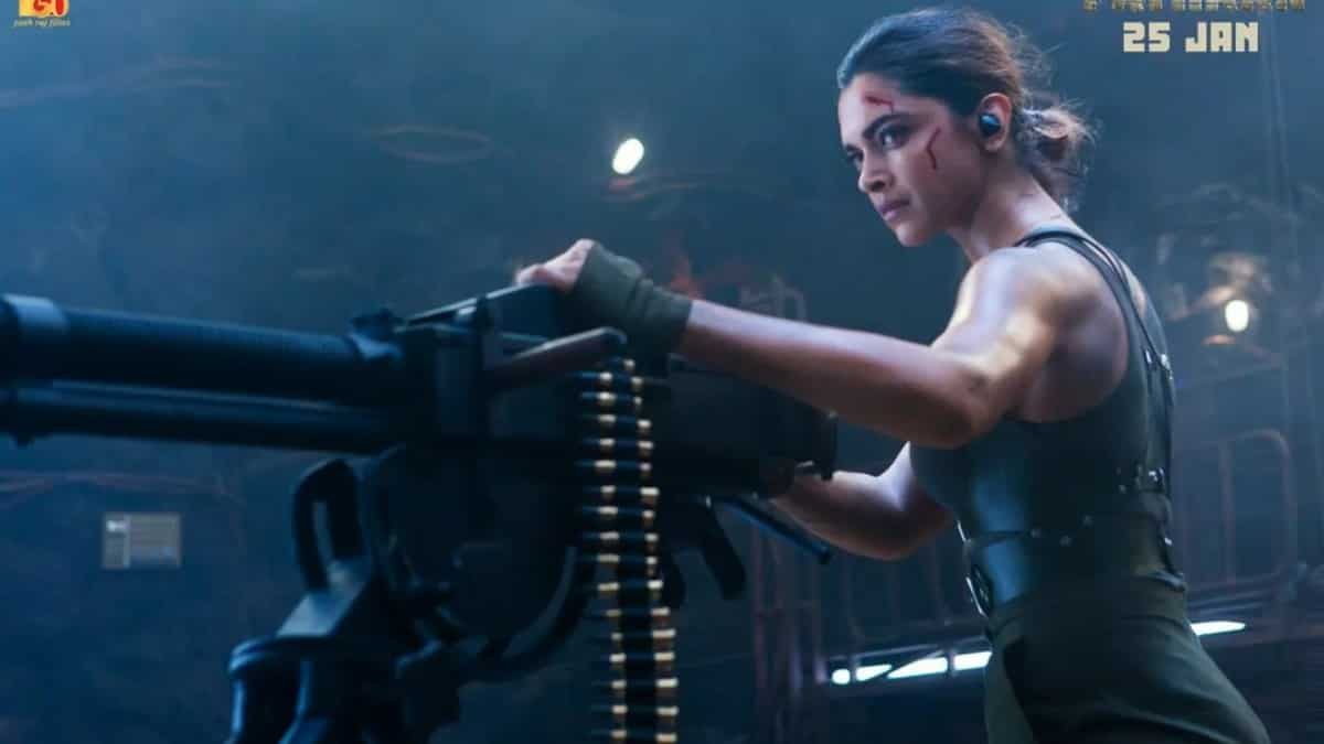 Pathaan New Still Deepika Padukone Exudes Incredible Sass While Firing