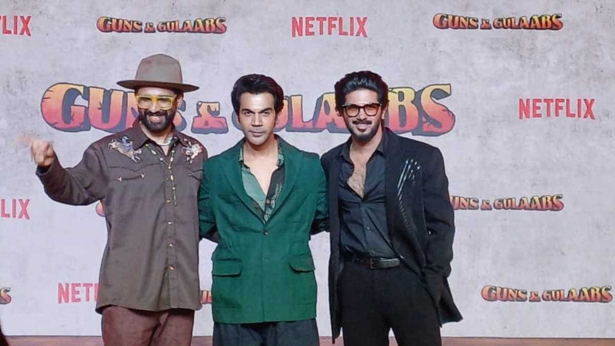 Guns Gulaabs Trailer Launch Rajkummar Rao Dulquer Salmaan And