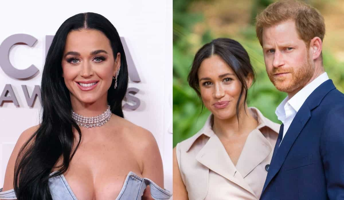 Prince Harry And Meghan Markle Make Their Grand Entry At Katy Perry S