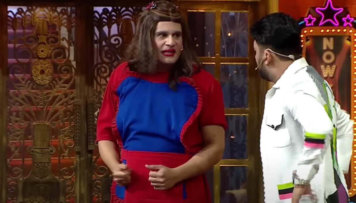 Krushna Abhishek S Groovy Re Entry As Sapna In The Kapil Sharma Show