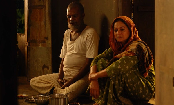 Salim Kumar and Zarina Wahab in a still from Adaminte Makan Abu