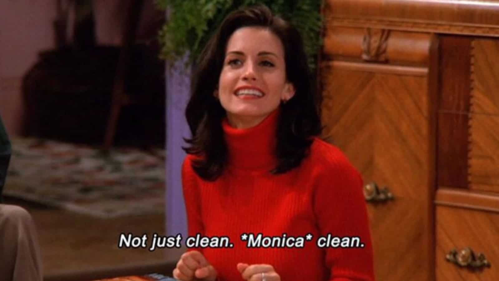 All the times Monica Geller proved to be a sucker for cleanliness