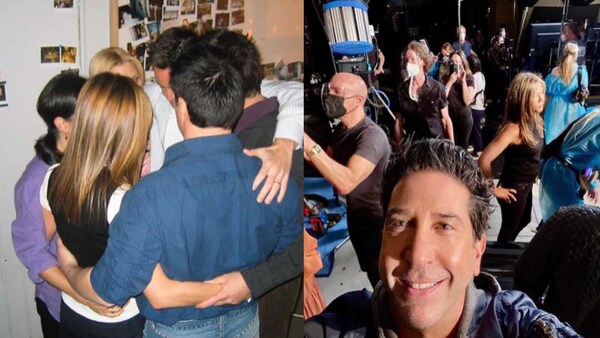 David Schwimmer shares special behind-the-scenes photos from Friends: The Reunion 