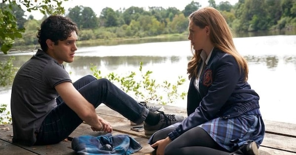 Landon and Hope in a still from the series