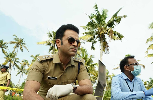 Prithviraj as ACP Sathyajith in a still from Cold Case