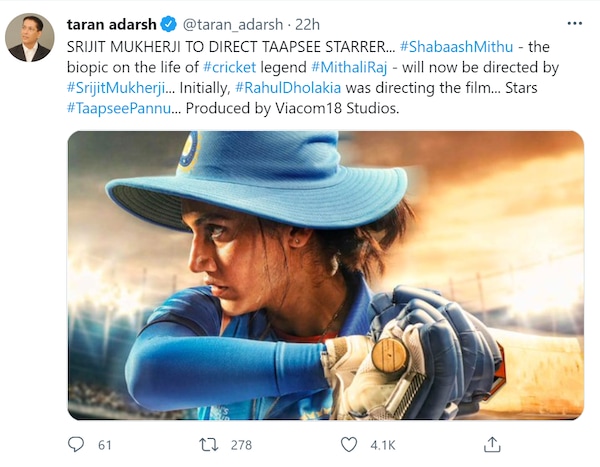 Twitter: Taran Adarsh