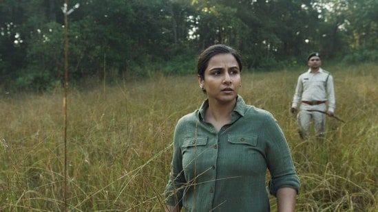 Vidya Balan in a still from Sherni