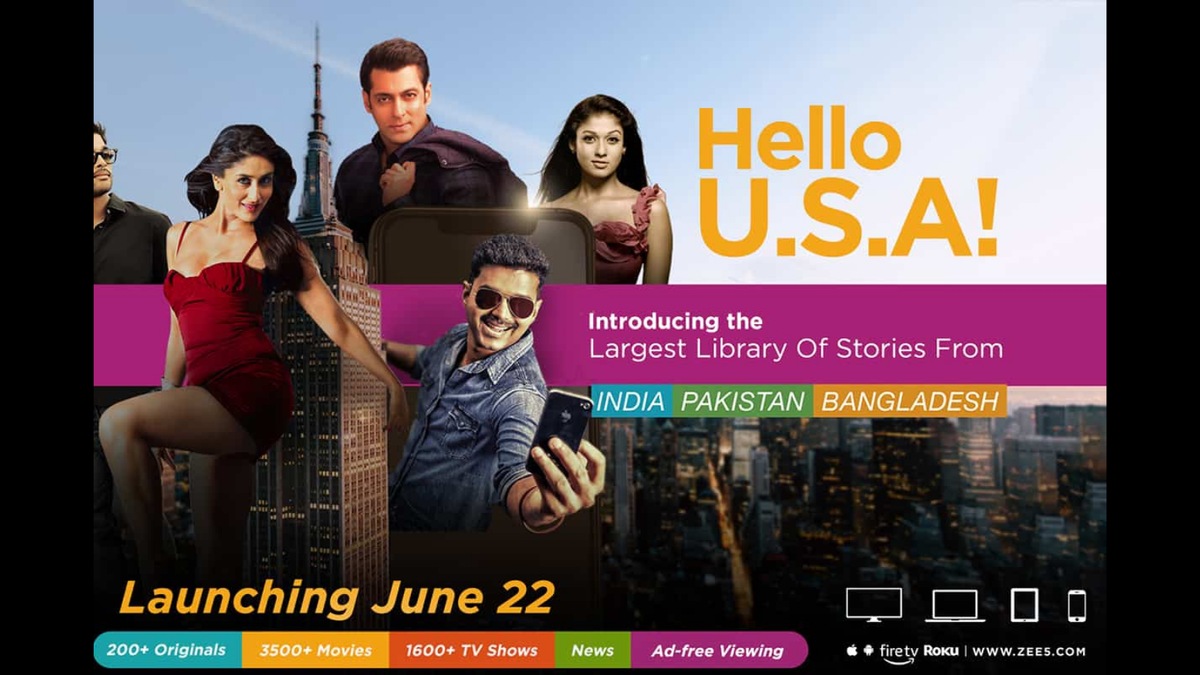 Zee5 to launch in USA to cater to South Asian audiences in America