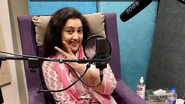 Meena in recording studio