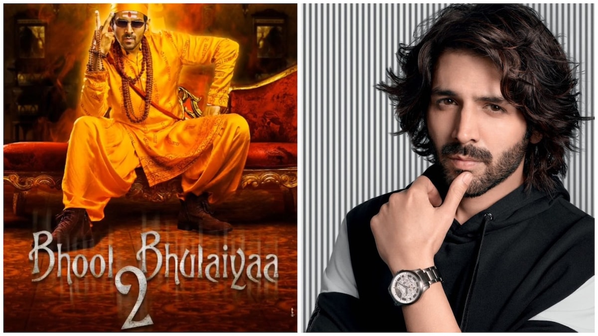 Bhool Bhulaiyaa 2: Kartik Aaryan celebrates filming a climactic scene from the film with set photo