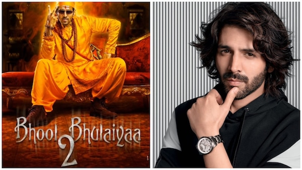 Bhool Bhulaiyaa 2: Kartik Aaryan celebrates filming a climactic scene from the film with set photo