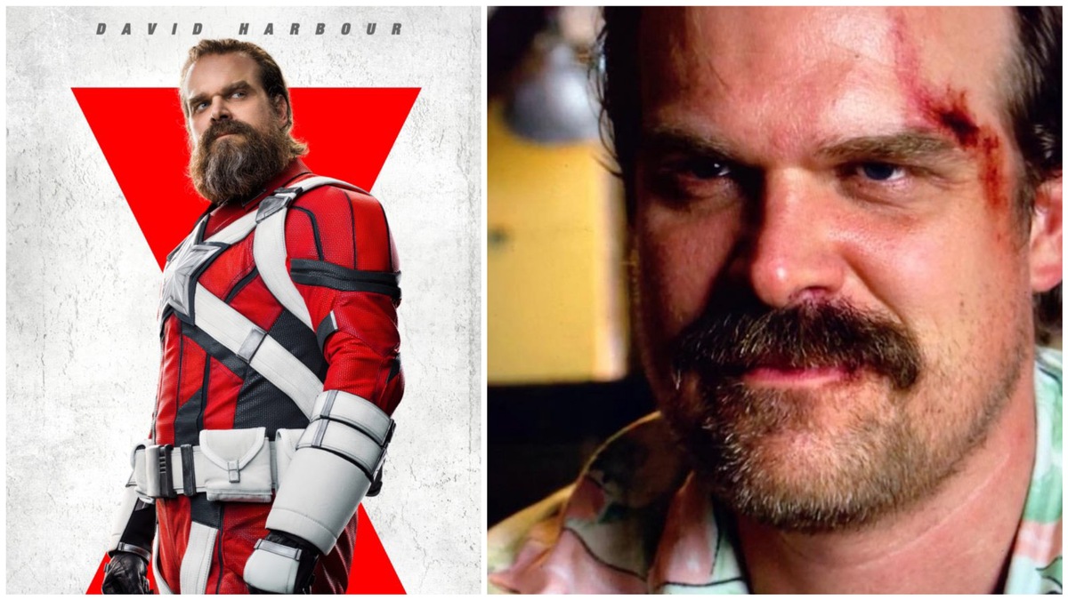 David Harbour says being in Russia in Black Widow and Stranger Things was a funny coincidence