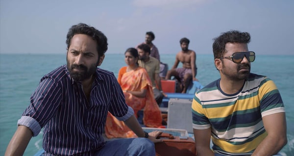 Fahadh and Vinay Forrt in a still from Malik