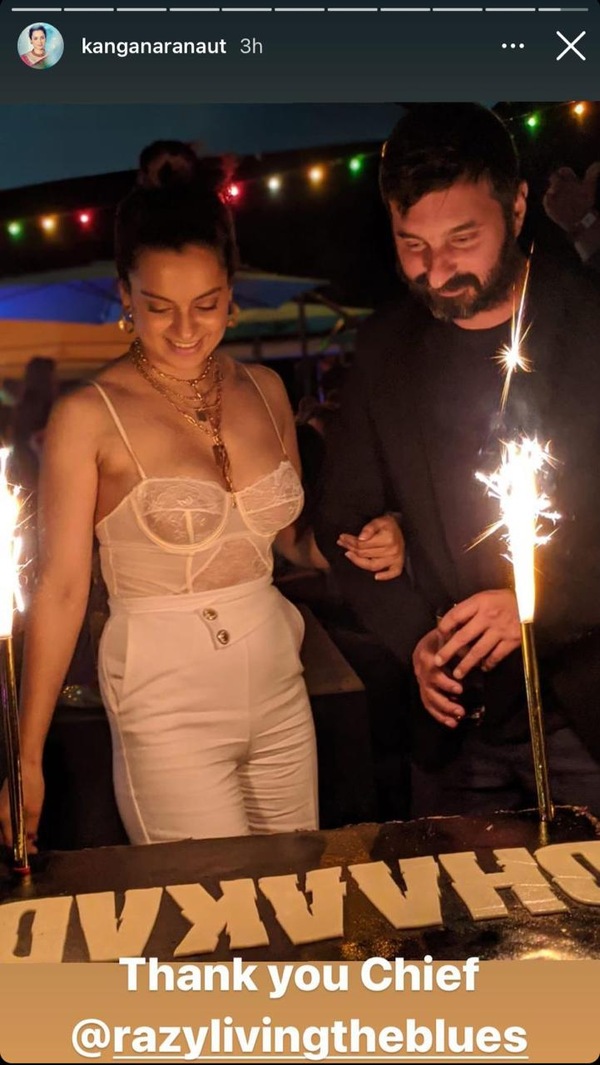 Kangana Ranaut wraps Dhaakad in style; Akshay Kumar shares a hilarious dance video of Bell Bottom co-star Huma