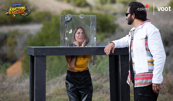 Nikki Tamboli faces her fears on the show.