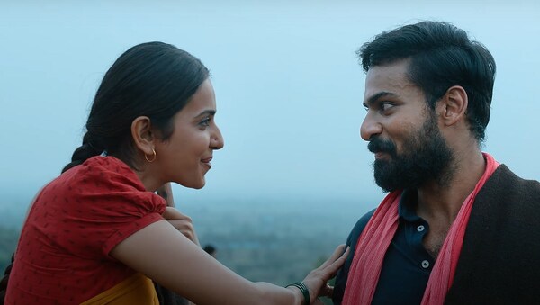 Konda Polam trailer: Vaisshnav Tej, Rakul and Sai Chand dazzle in a thrilling action-adventure
