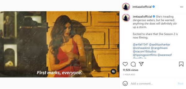 Imtiaz Ali/ Instagram