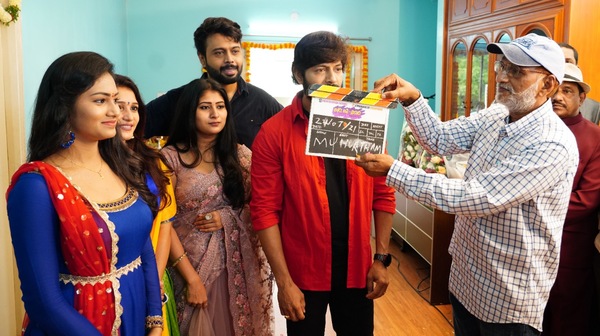 At the muhurat shot of Athadu Aame Priyudu