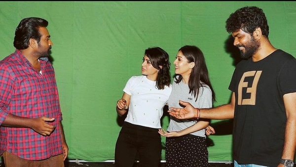 Vijay Sethupathi with Samantha, Nayanthara and Vignesh Shivan