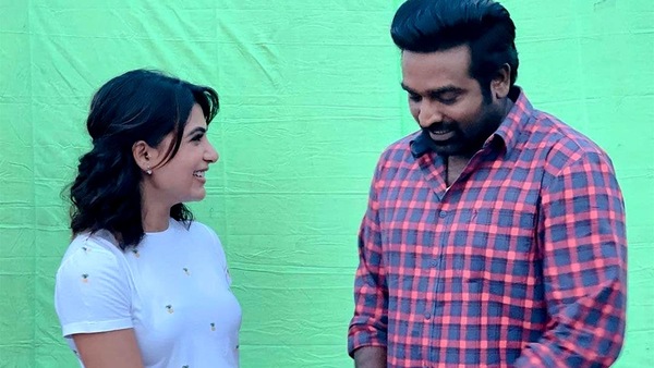 Vijay Sethupathi and Samantha in the sets of KVRK