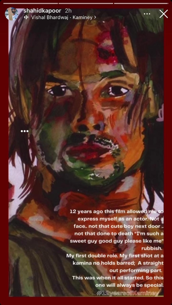 Shahid Kapoor celebrates 12 years of Kaminey; calls it a ‘straight out performing part’