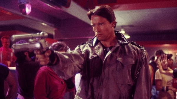 Arnold Schwarzenegger as the T-800