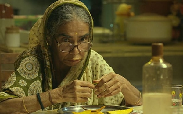 Surekha Sikri in a still from Badhaai Ho.