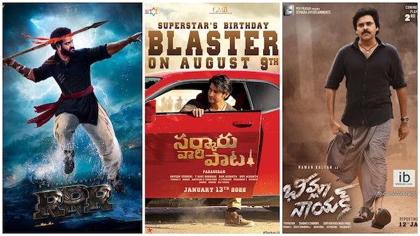 Clash of the titans in Telugu cinema between RRR, Bheemla Nayak and Sarkaru Vaari Paata