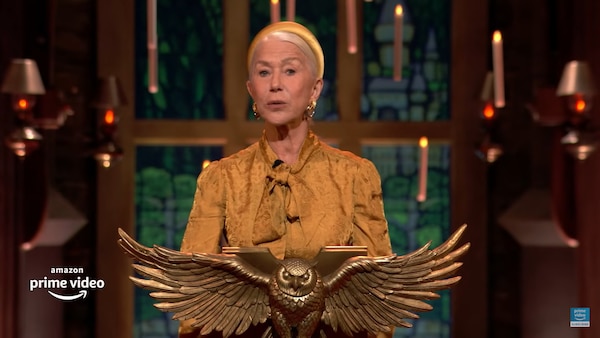Helen Mirren hosted Harry Potter: Hogwarts Tournament of Houses to stream on Amazon Prime Video in India