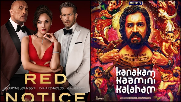 November 2021 Week 2 OTT movies, web series India releases: From Red Notice to Kanakam Kaamini Kalaham
