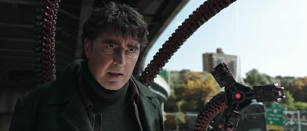 Alfred Molina returns as Dr Otto Octavius (Doc Ock).