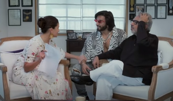 Alia Bhatt interviews Sanjay Leela Bhansali; Ranveer Singh crashes the conversation
