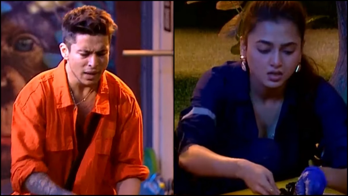 Bigg Boss 15: Pratik Sehajpal cries inconsolably after Tejasswi Prakash's shocking remark