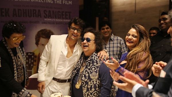 Bappi Lahiri with Sonu Nigam