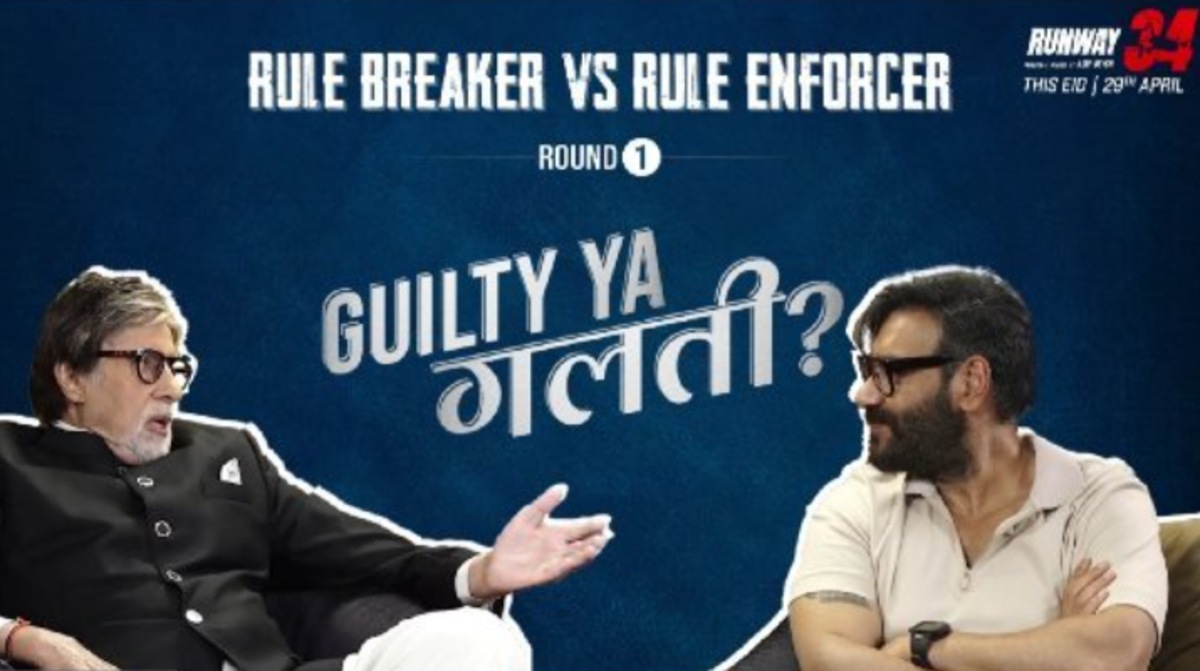 Runway 34: Amitabh Bachchan plays fun game of Rule Breaker vs Rule Enforcer with Ajay Devgn; see who wins