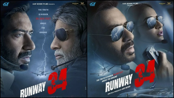 Runway 34 new posters: Ajay Devgn, Amitabh Bachchan, Rakul Preet Singh brace for impact