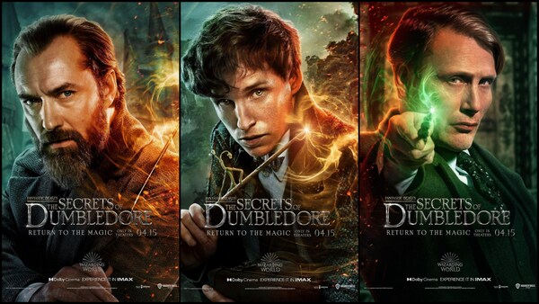 The Fantastic Beasts: Secrets of Dumbledore posters - The pack is growing with limitless magic and rivalry