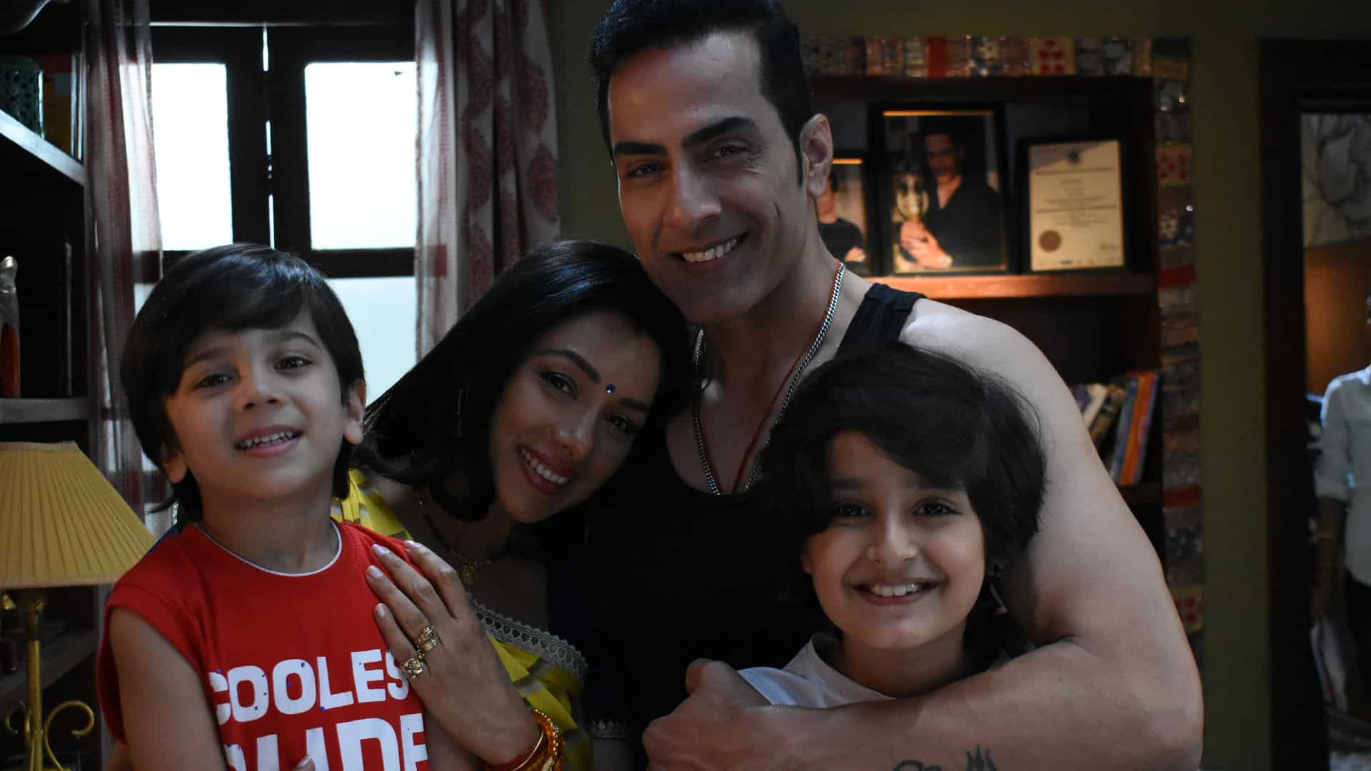 Rupali Ganguly and Sudanshu Pandey were doting parents to Anupamaa and Vanraj during their younger days