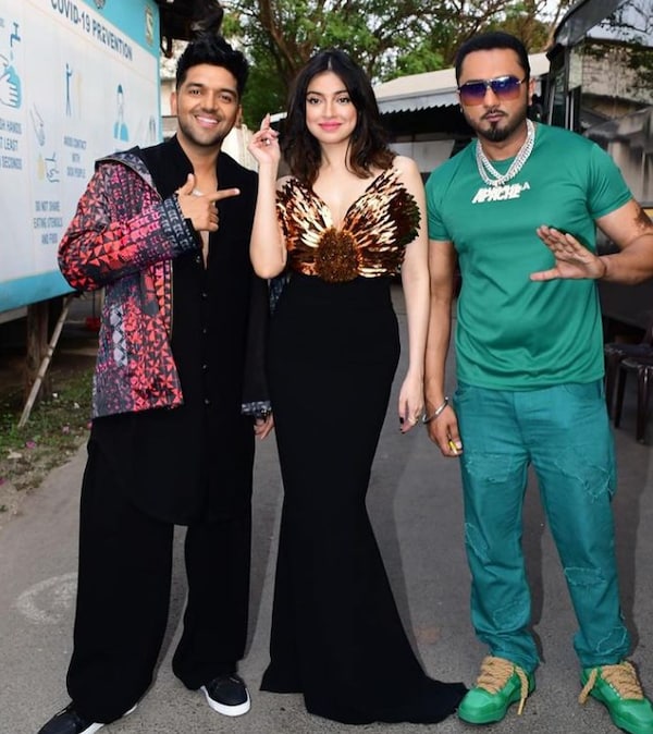 Divya Khosla Kumar is gearing up to be featured in an upcoming song titled Designer, composed and rendered by the famous singer-wrapper Honey Singh alongside Guru Randhawa.