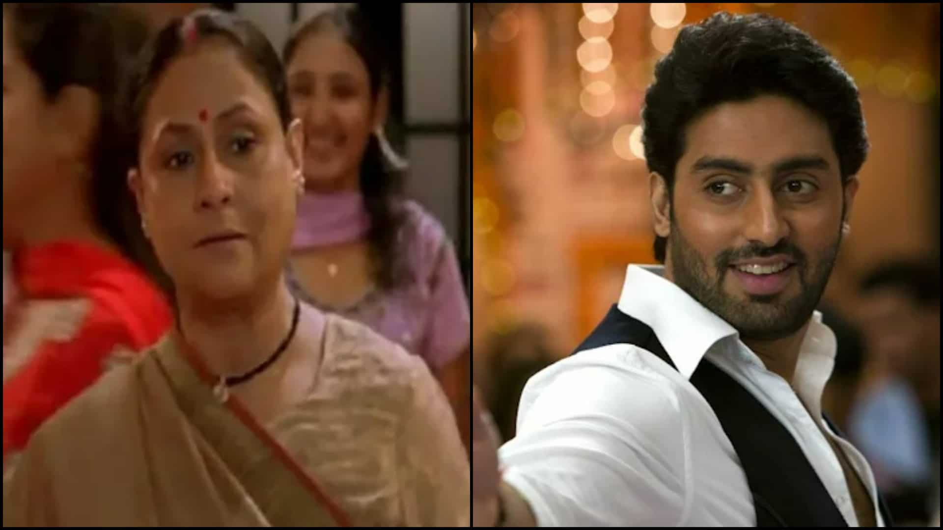 Jaya Bachchan and Abhishek Bachchan in Laaga Chunari Mein Daag