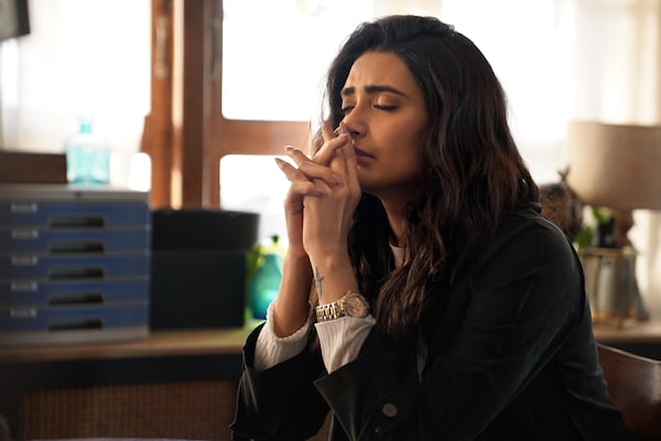 Karishma Tanna in a still from Guilty Minds, Image via Amazon Prime Video