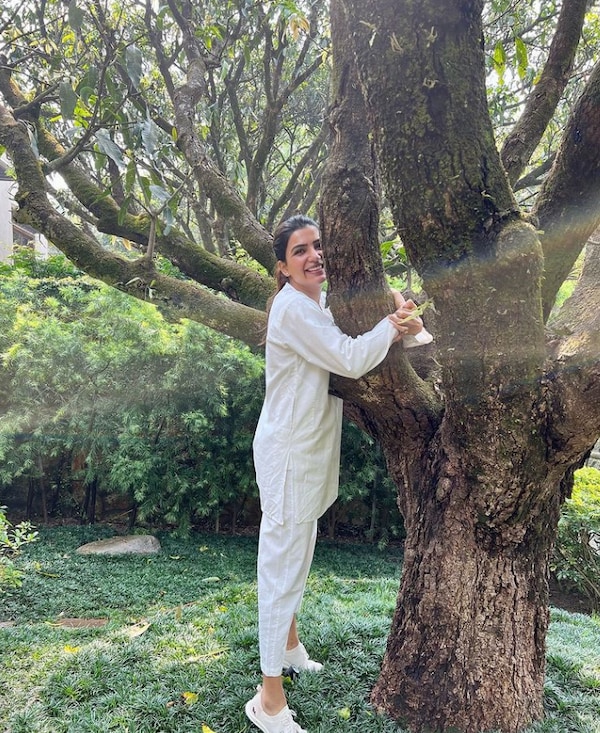 The Shaakuntalam actress shared a special image on Instagram last month that showcases her love for nature.