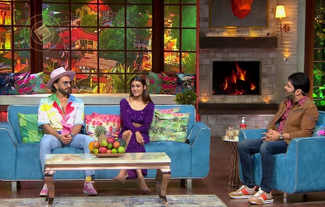 Jayeshbhai Jordaar's Ranveer Singh-Shalini Pandey on The Kapil Sharma Show, see pics