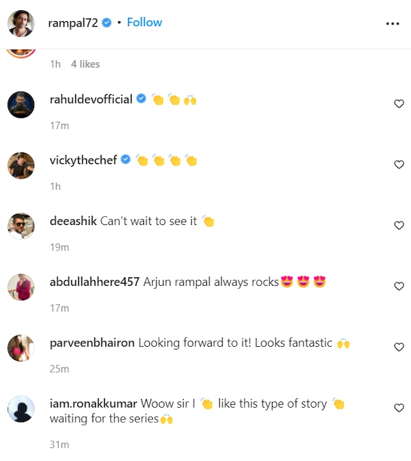 Arjun Rampal's IG post