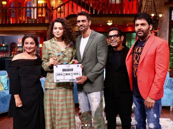 Apart from Kangana and Arjun, Divya Dutta and Sharib Hashmi also arrived on Kapil Sharma's popular show to promote their movie.