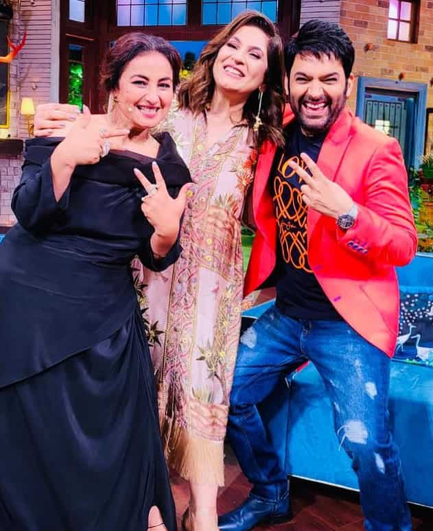 Kapil shared a special post for Divya Dutt on Instagram. The image featured the host, the actress and Archana Puran Singh as well. 