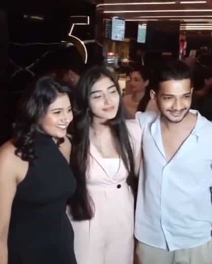 Interestingly, Lock Upp's Anjali Arora was also seen posing alongside Munawar and his beau. The Kaccha Badam girl has been seen accepting her feelings for the comedian-rapper multiple times on the show.