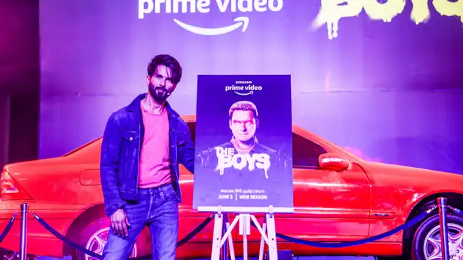 Shahid Kapoor presents The Boys 3 launch event: See photos from eye shooting laser light to flaming cars, all things diabolical