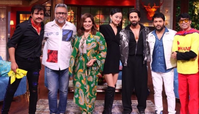 The Kapil Sharma Show: Ayushmann Khurrana promotes Anek, plays The Whisper Challenge with co-actor Andrea Kevichusa, see photos